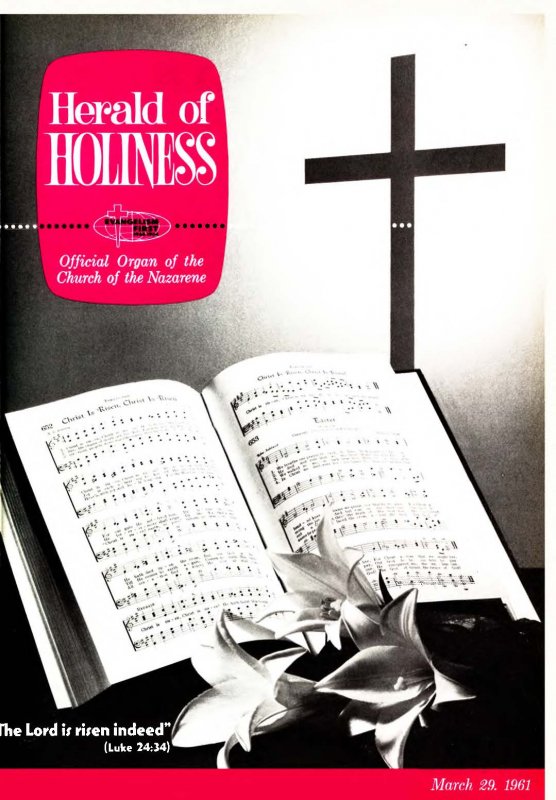 Herald of Holiness - March 29, 1961