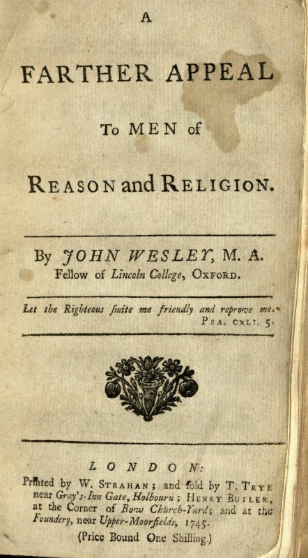 A Farther Appeal to Men of Reason and Religion