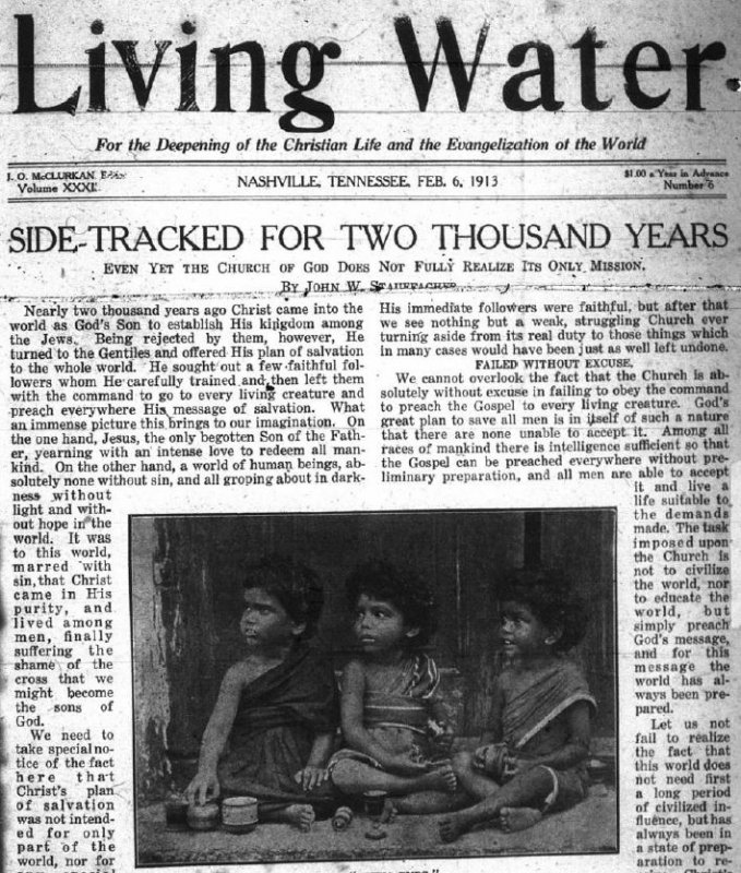 Living Water, Feb. 6, 1913